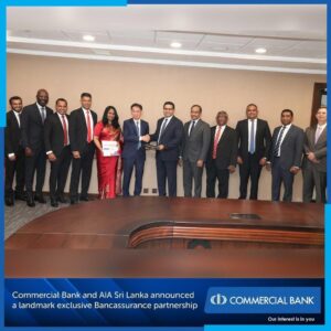 Anil Sahgal, CEO, Magi with Commercial Bank and AIA senior management teams